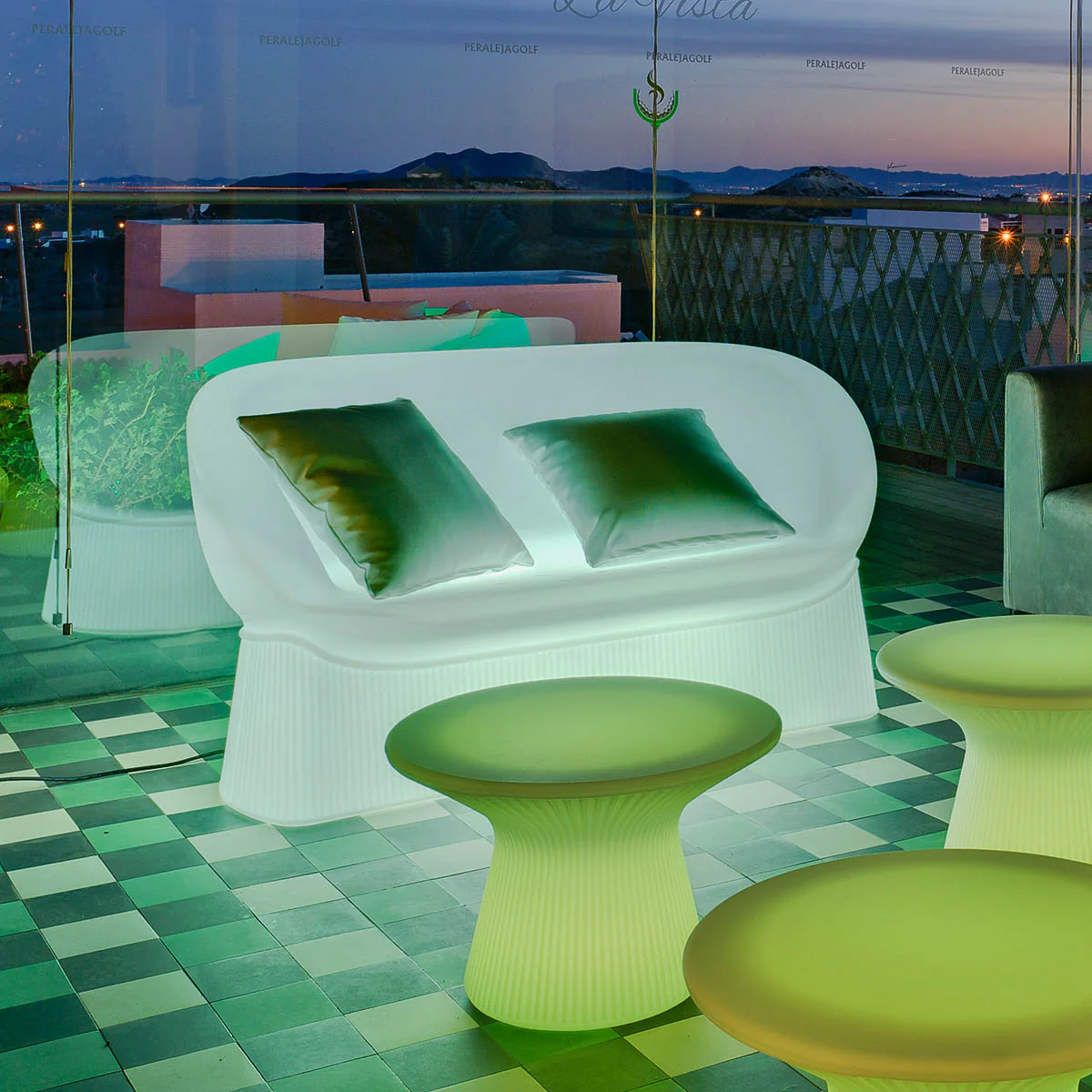 CANAPÉ MENORCA AVEC LUMIÈRE / SANS LUMIÈRE - Image 4