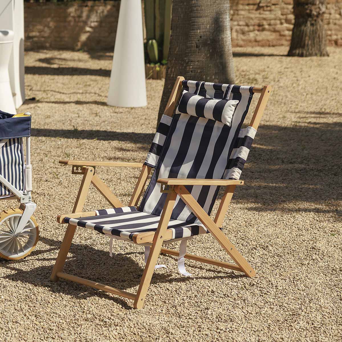 CHAISE PLIANTE À RAYURES - AIGUABLAVA - Image 8