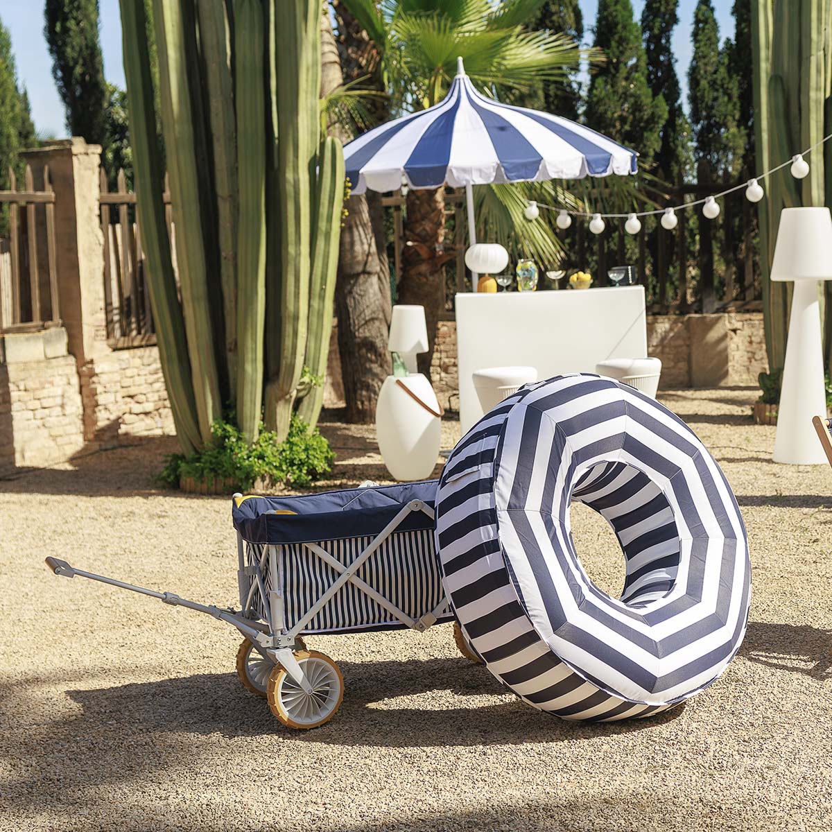 Chariot pliable polyvalent pour la plage, le camping et le jardin BAIA BLU - Image 3