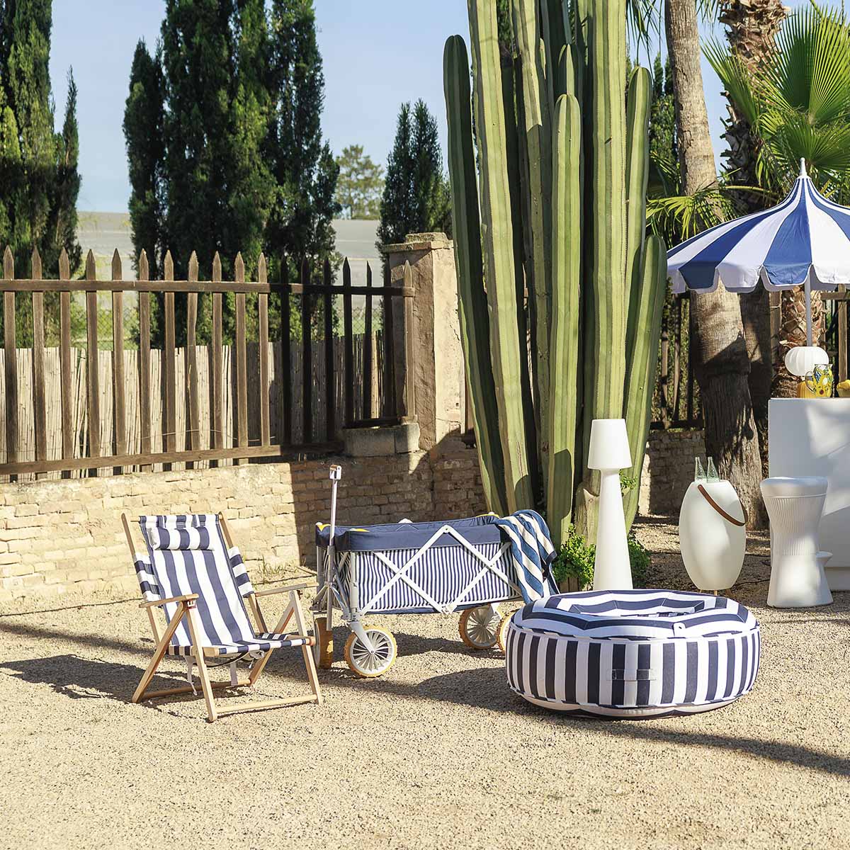 Chariot pliable polyvalent pour la plage, le camping et le jardin BAIA BLU - Image 7