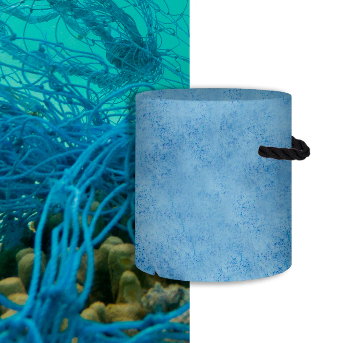 CIRCOOLAR Tabouret rond Tafy Matériau Recyclé - Image 3