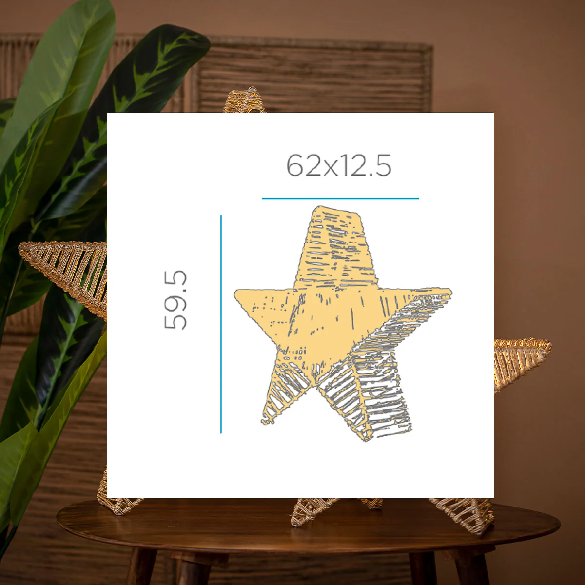 ÉTOILE DÉCORATIVE SISINE STAR 60 - Image 5