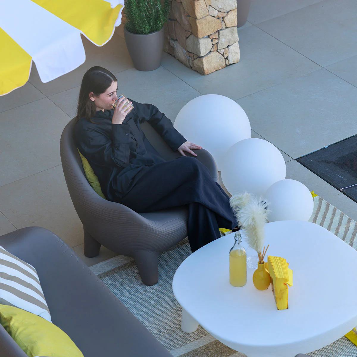 FAUTEUIL EXTÉRIEUR ARUBA AVEC LUMIÈRE / SANS LUMIÈRE - Image 13