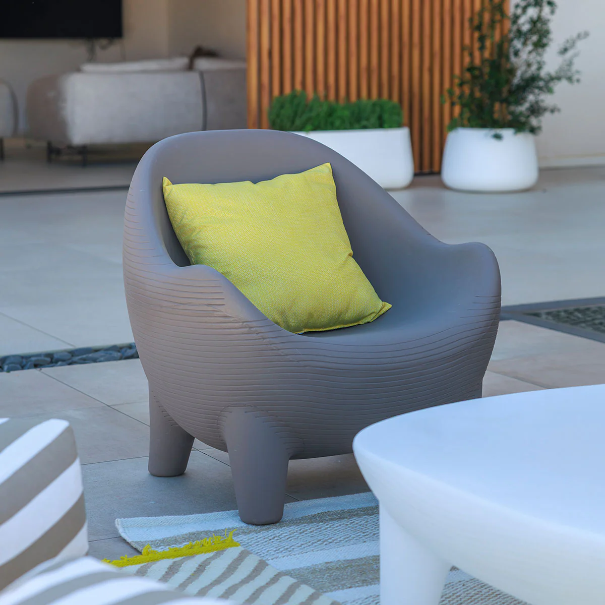 FAUTEUIL EXTÉRIEUR ARUBA AVEC LUMIÈRE / SANS LUMIÈRE - Image 3