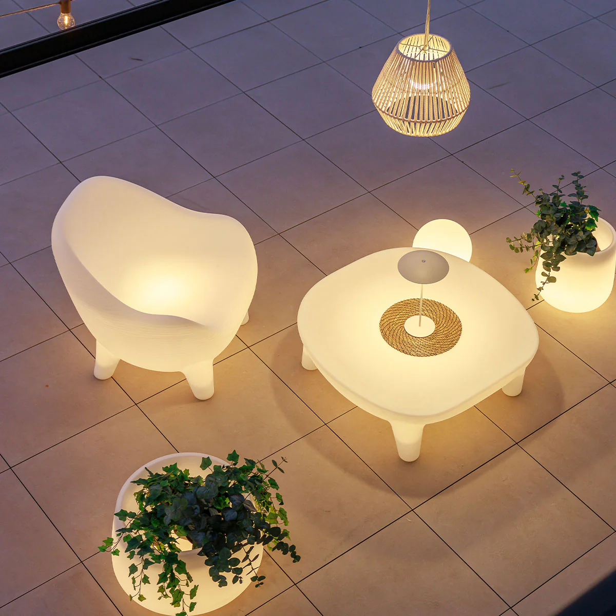 FAUTEUIL EXTÉRIEUR ARUBA AVEC LUMIÈRE / SANS LUMIÈRE - Image 9