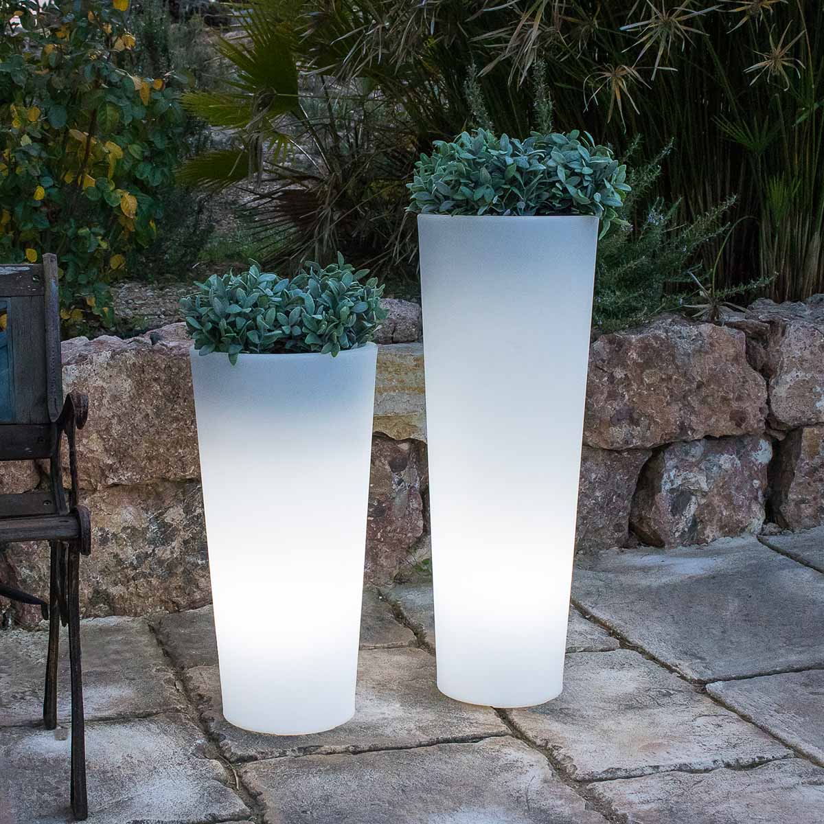 POT DE FLEURS HAUT FICUS 60 AVEC LUMIÈRE - Image 3