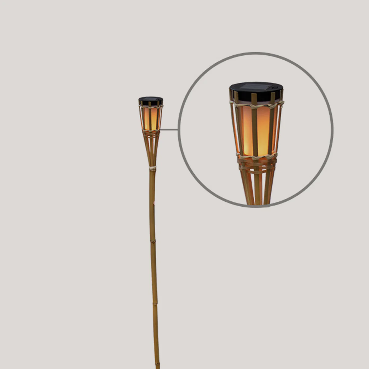 HIAMA pique de jardin solaire avec lumière à effet flamme(24 pièces) - Image 8