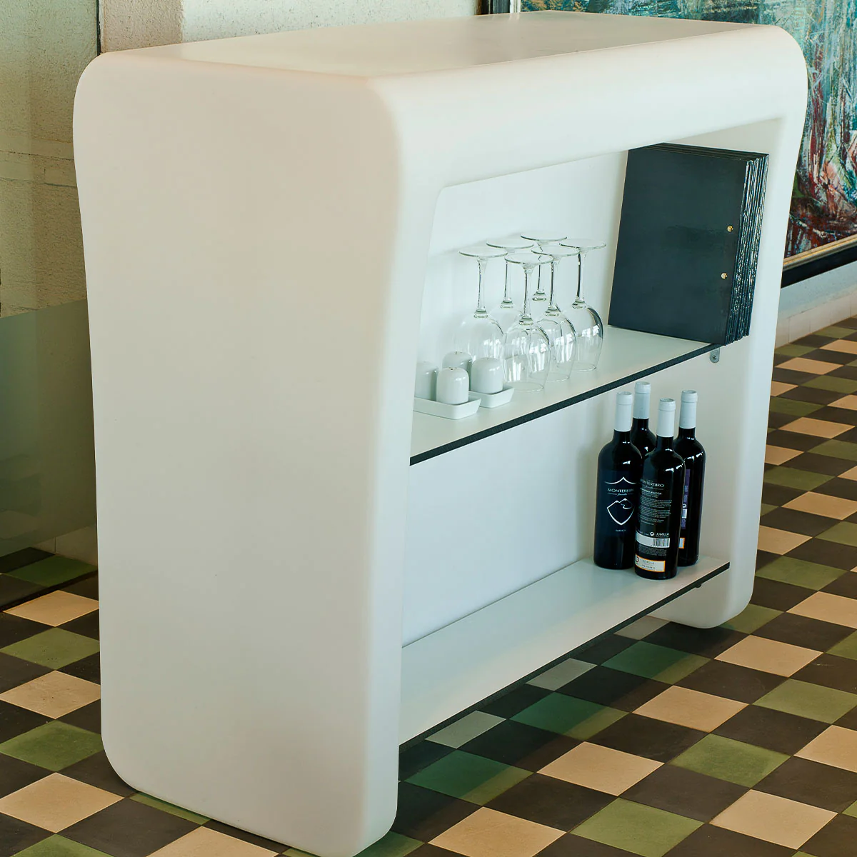 ÉTAGÈRE POUR LE BAR/COMPTOIR CRETA