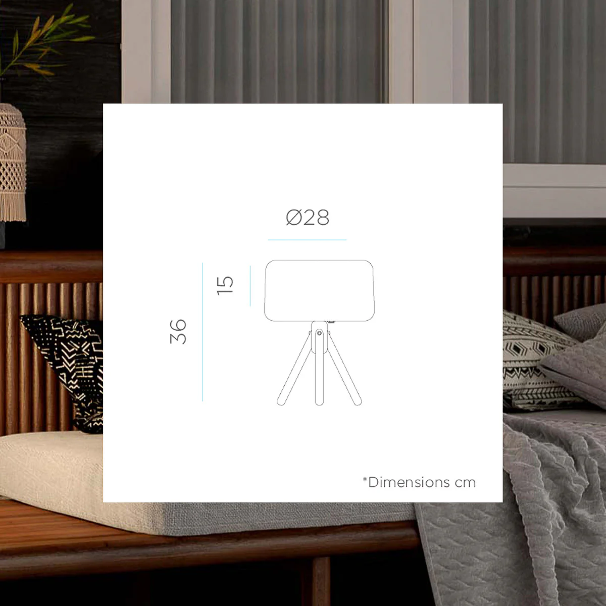 LAMPE DE TABLE CHLOE 35 - Image 13