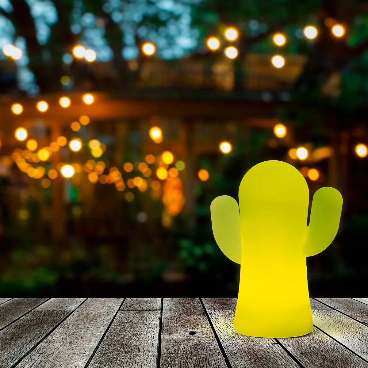 CACTUS LUMINEUX EN SILICONE PANCHITO VERT CITRON - Image 11