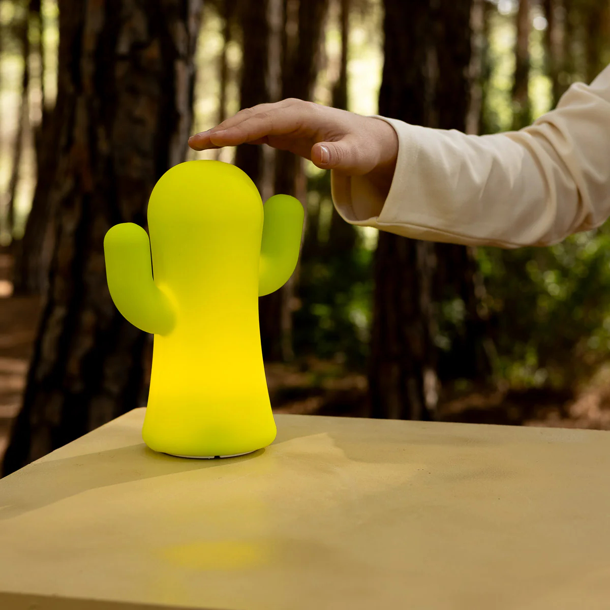 CACTUS LUMINEUX EN SILICONE PANCHITO VERT CITRON - Image 5