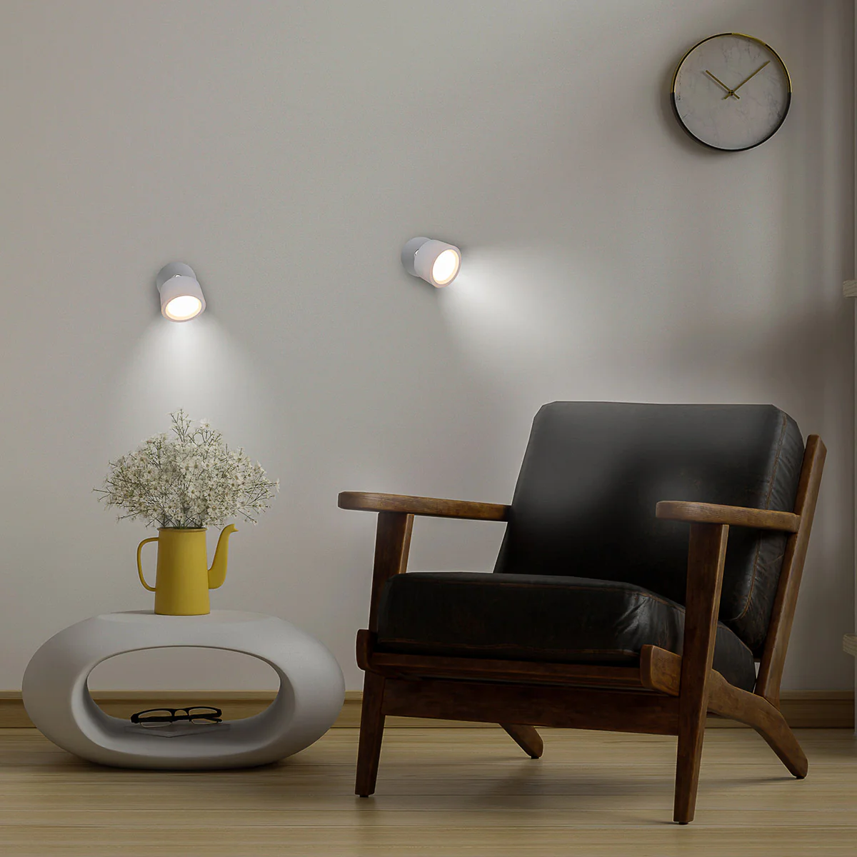 Lampe murale rond à batterie pour l'intérieur ROLL 8 - Image 10