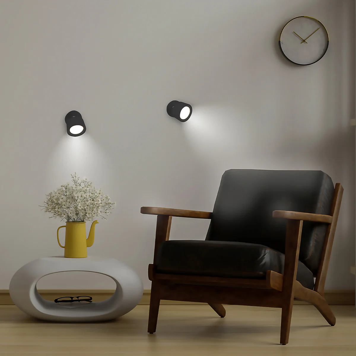 Lampe murale rond à batterie pour l'intérieur ROLL 8 - Image 12