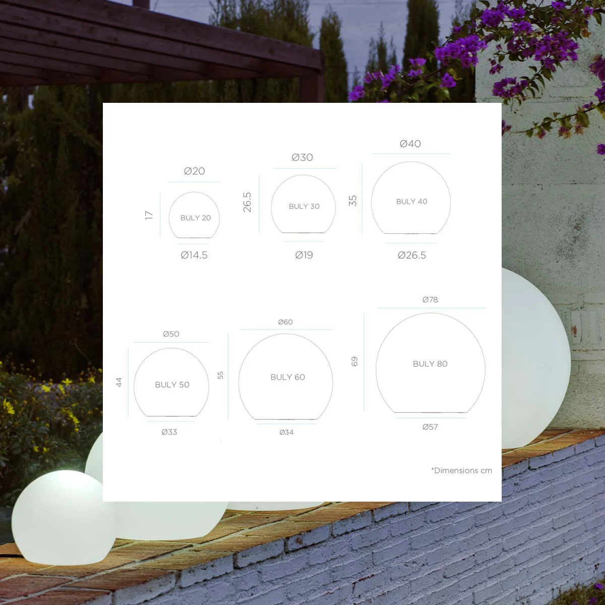 BOULE LUMINEUSE BULY 60 | USAGE INTÉRIEUR - Image 2