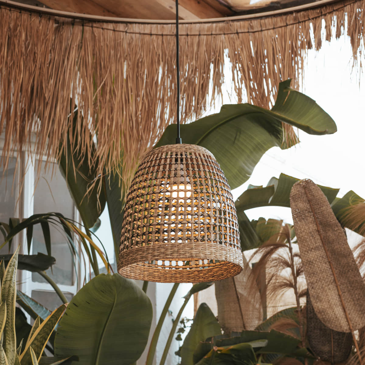 LAMPE SUSPENSION AVEC FIL POSITANO