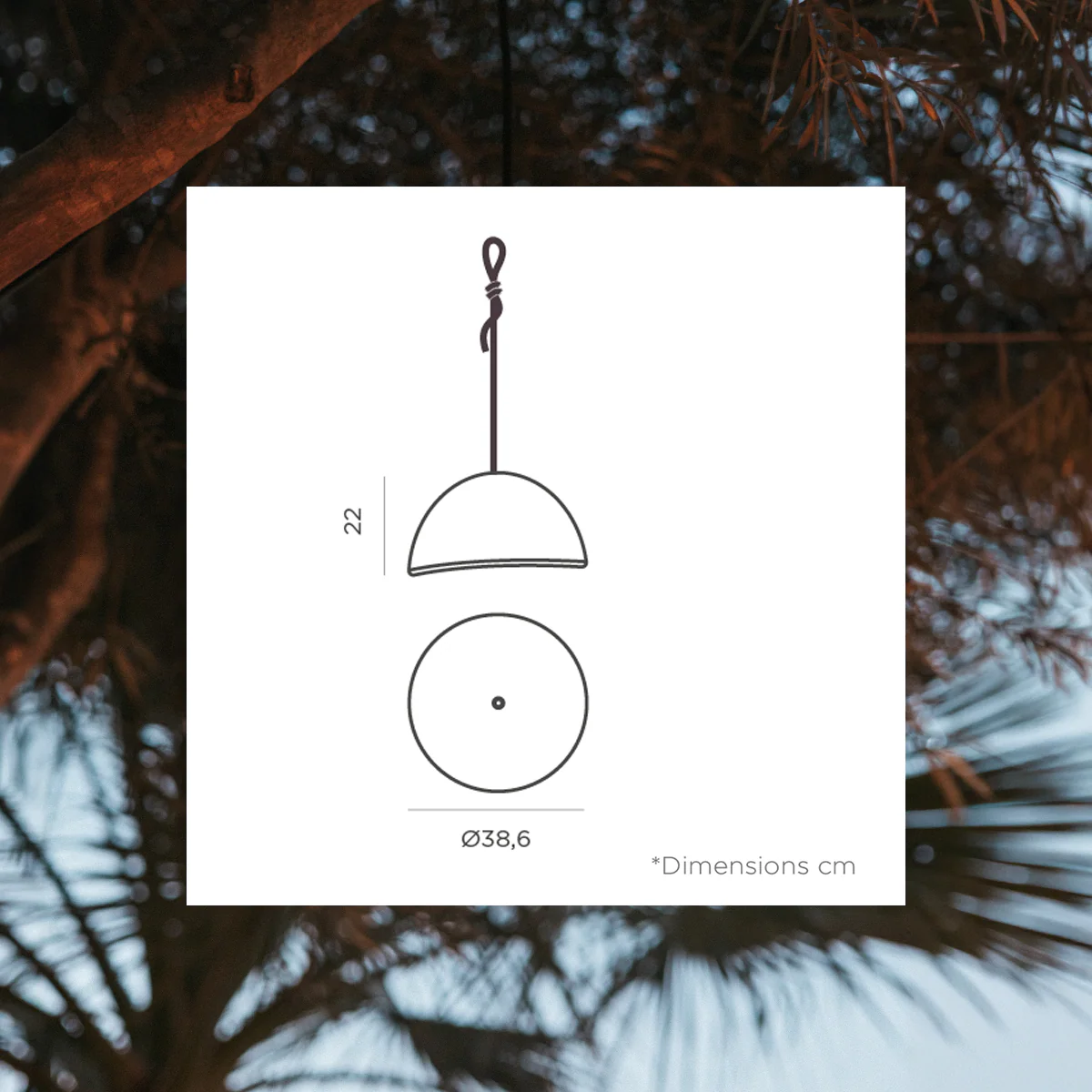 LAMPE SUSPENSION SANS FIL LUNA - Image 10