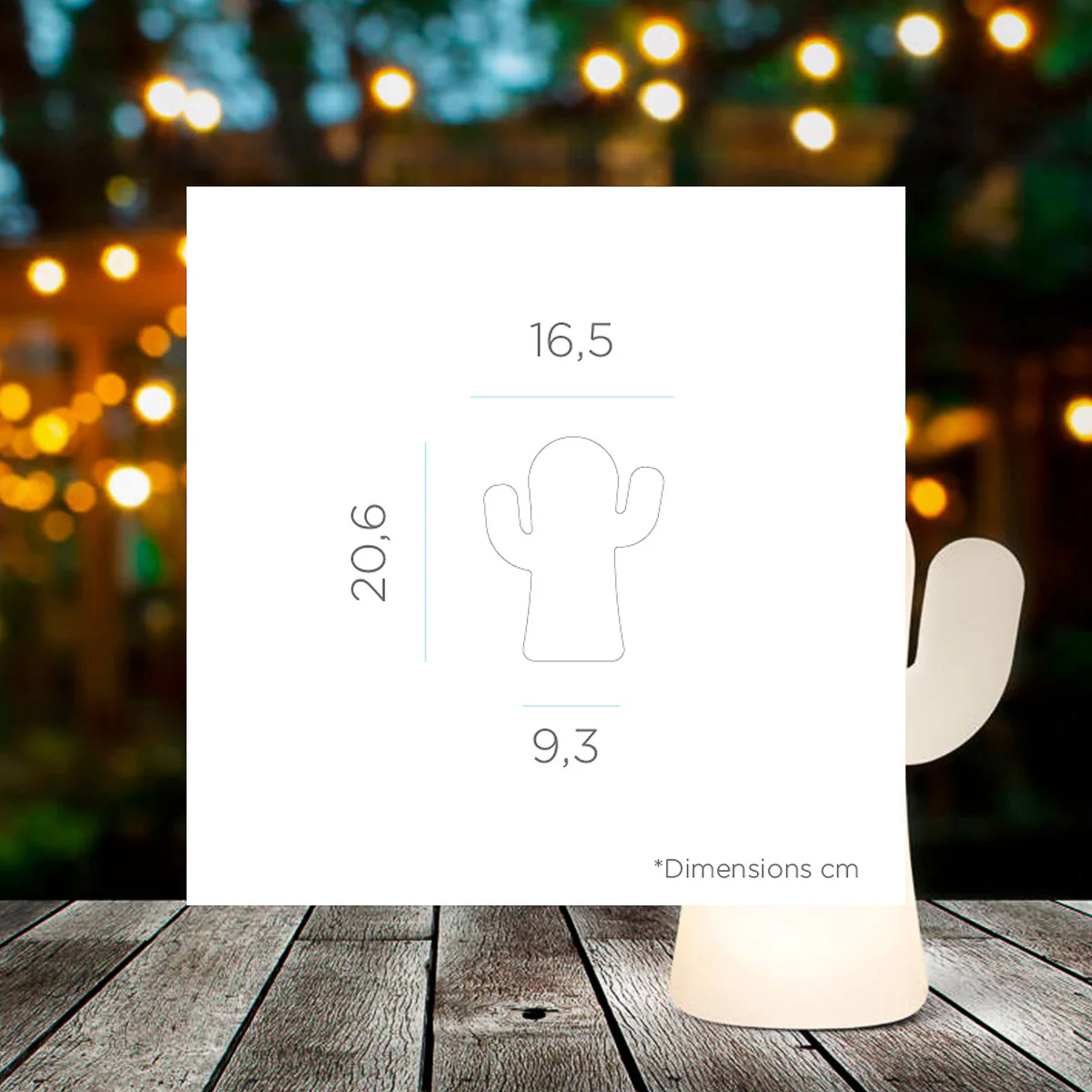 LAMPES DE TABLE NOËL PANCHITO BLANC TRANSLUCIDE - Image 5