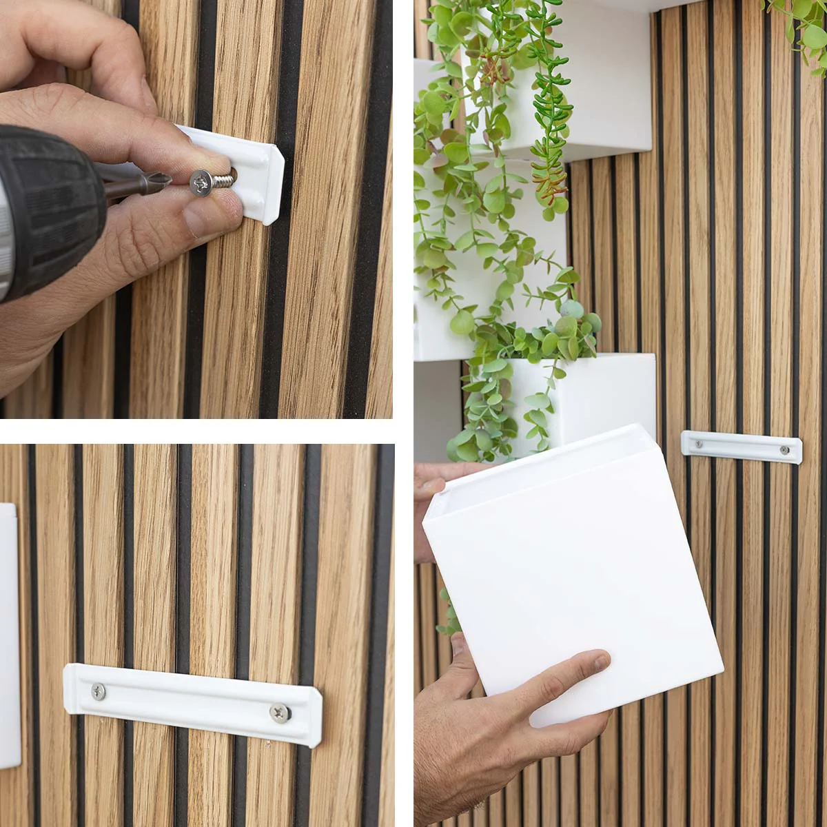 Pack Appliques Murales Solaires WALLY + Pots Muraux | Éclairage et Jardin Vertical Durable - Image 3