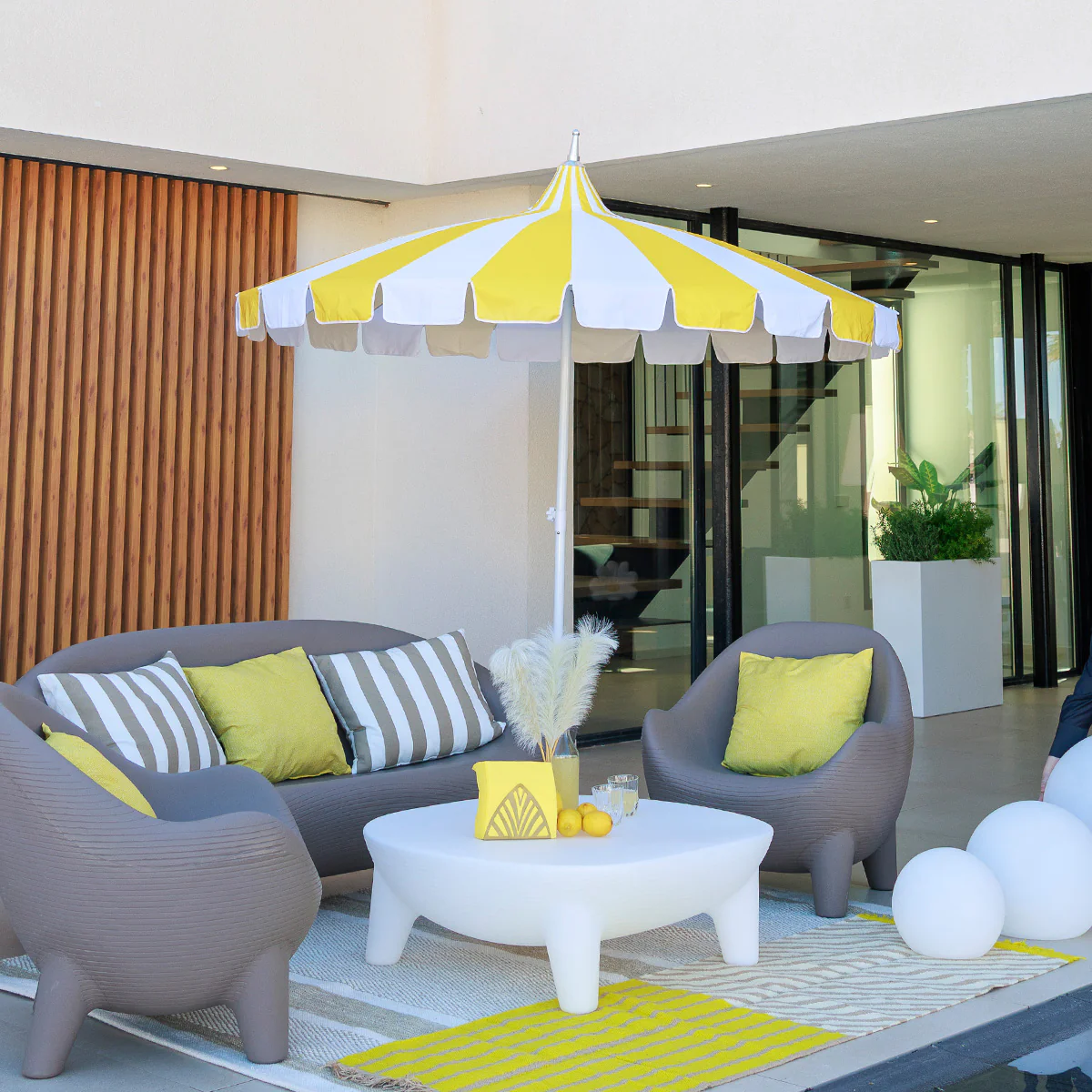 Parasol de type pagode ATRANI ø250 cm - Image 6
