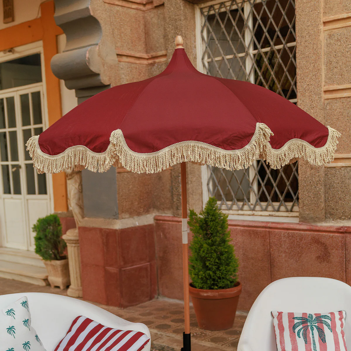 Parasol de type pagode ISCHIA ø180 cm - Image 4