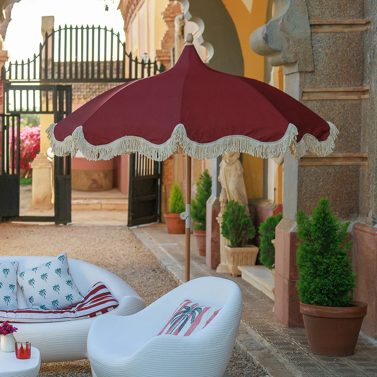 Parasol de type pagode ISCHIA ø180 cm - Image 6