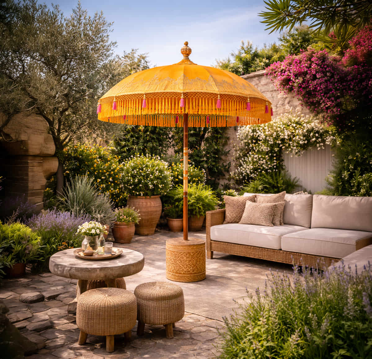 Parasol KOMODO ø180 cm ORANGE - Image 11