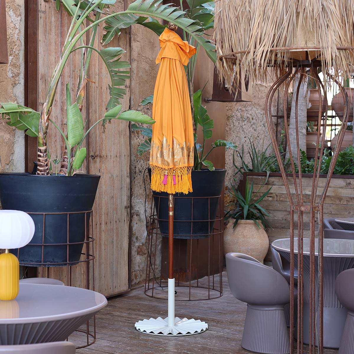 Parasol KOMODO ø180 cm ORANGE - Image 9