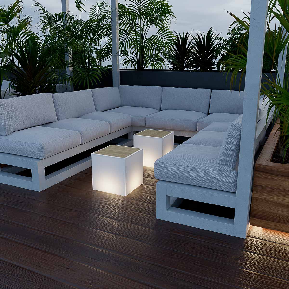 PETITE TABLE AVEC LUMIÈRE BORA | USAGE INTÉRIEUR - Image 4