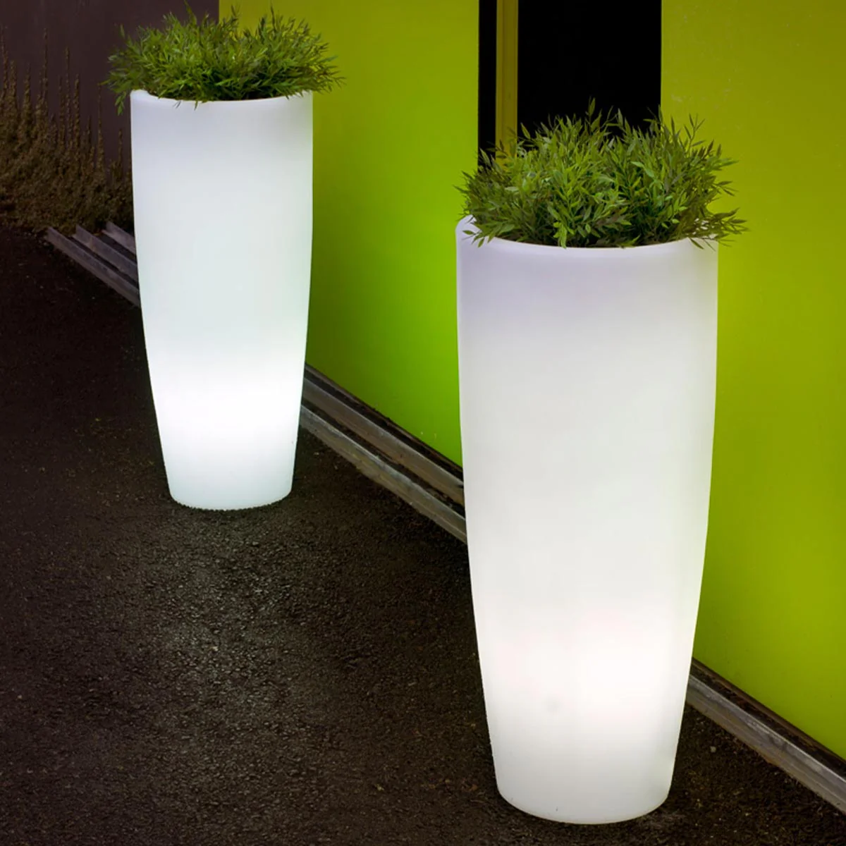 POT BAMBU 90 AVEC LUMIÈRE