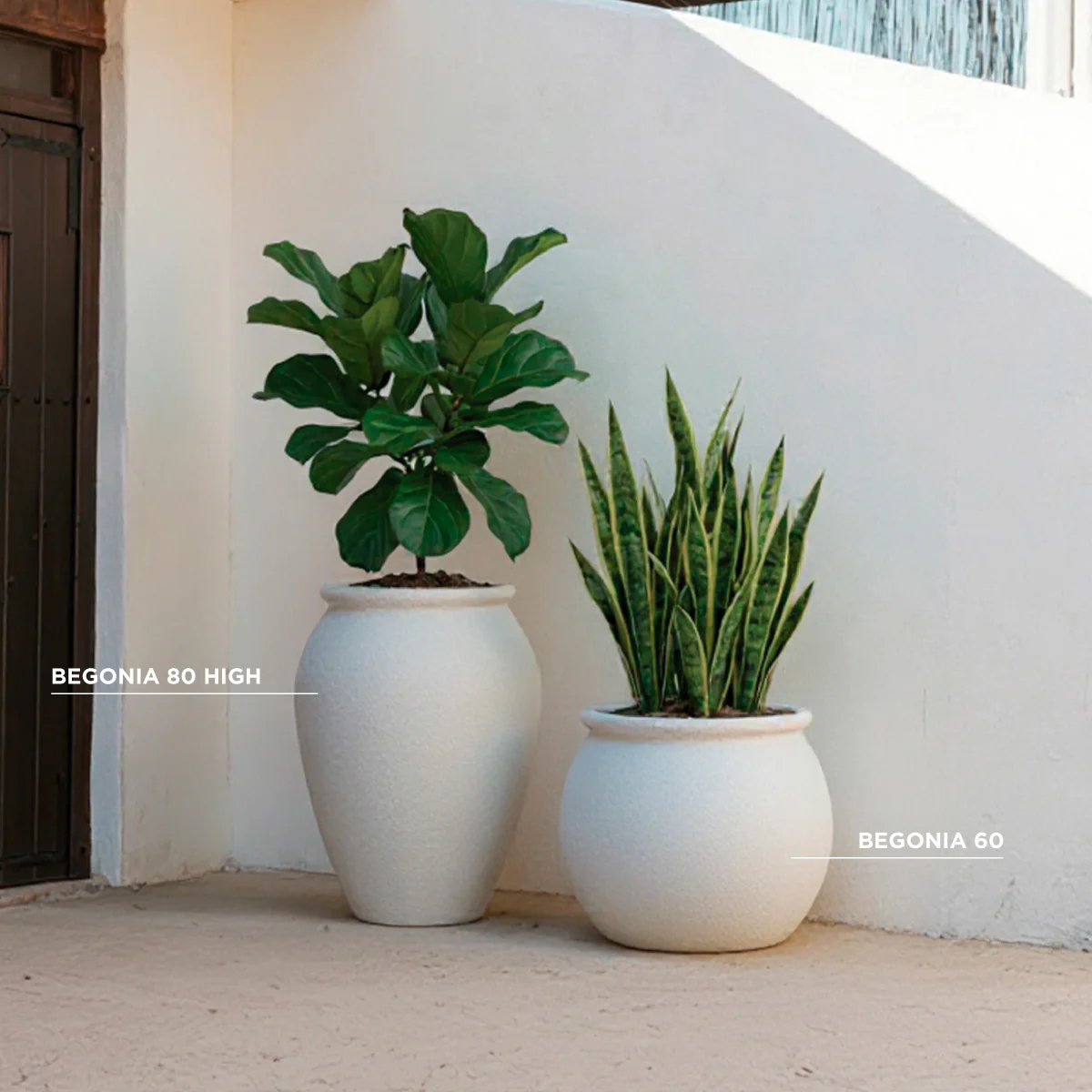 POT DE FLEURS ROND BEGONIA 80 HIGH - Image 23