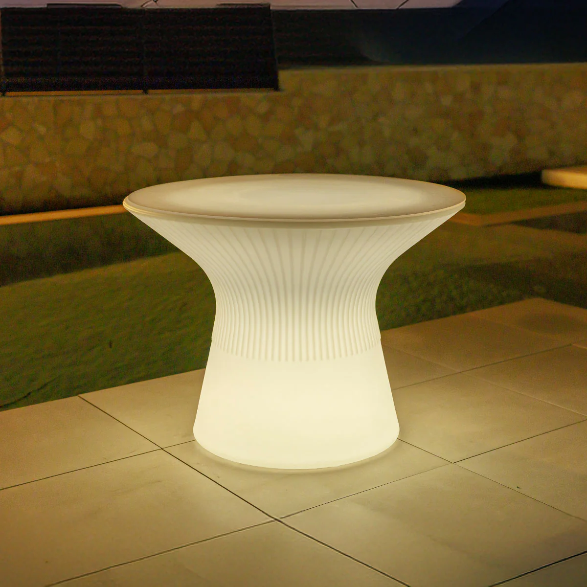 TABLE BASSE CAPRI 75 AVEC LUMIÈRE / SANS LUMIÈRE - Image 2