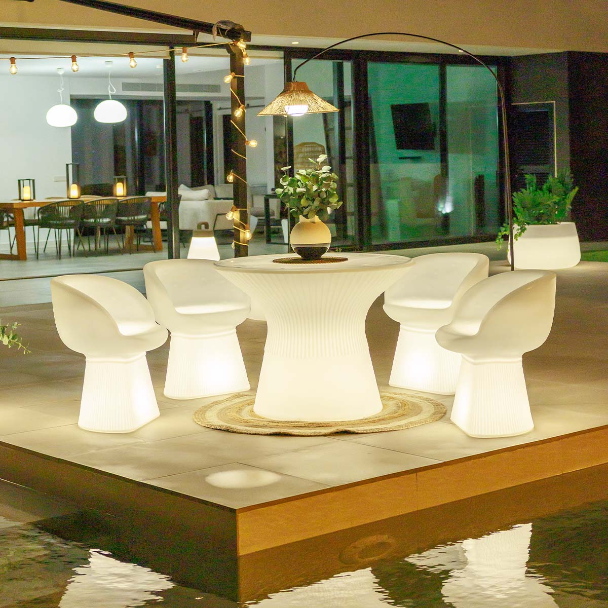 TABLE BASSE CAPRI 75 AVEC LUMIÈRE / SANS LUMIÈRE - Image 3