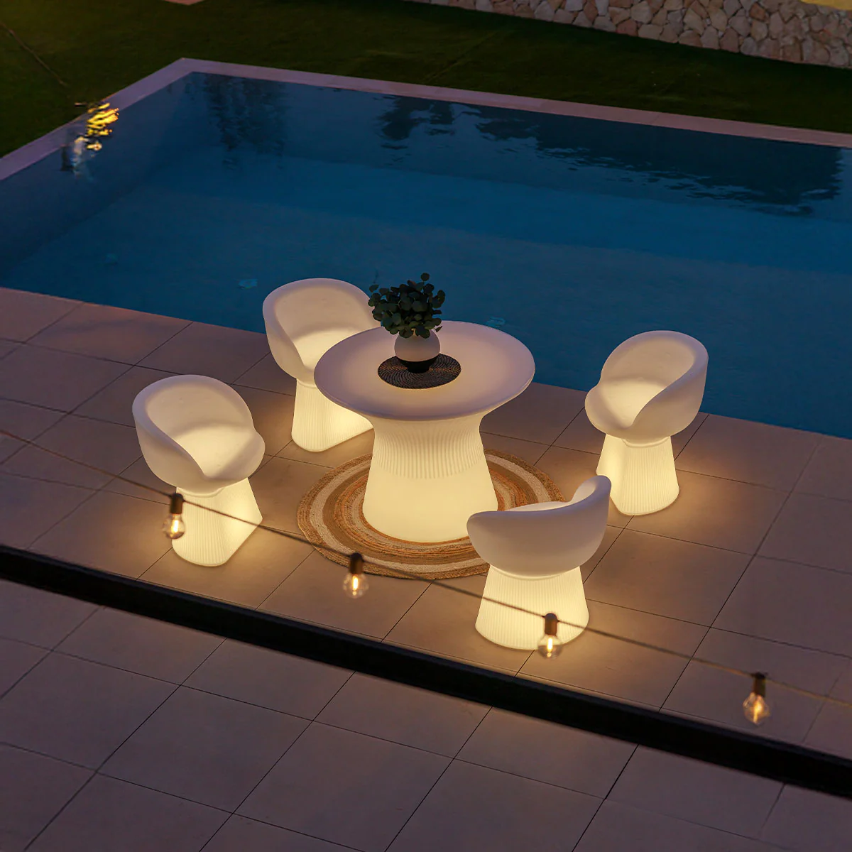 TABLE BASSE CAPRI 75 AVEC LUMIÈRE / SANS LUMIÈRE - Image 5